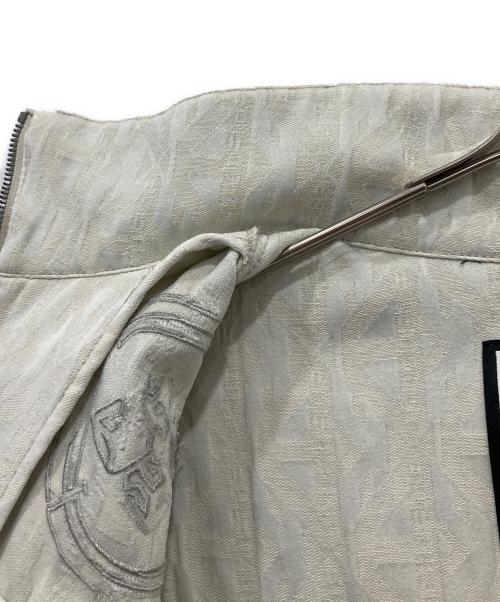 EVISU（エヴィス）EVISU (エヴィス) All-Over Logo Jacquard Trucker Jacket ホワイト サイズ:Sの古着・服飾アイテム