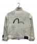 EVISU (エヴィス) All-Over Logo Jacquard Trucker Jacket ホワイト サイズ:S：25000円