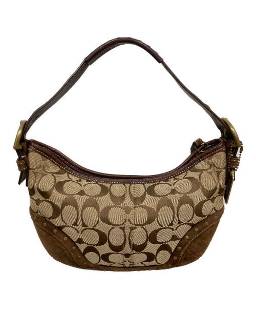 COACH（コーチ）COACH (コーチ) ワンショルダーバッグ ブラウンの古着・服飾アイテム