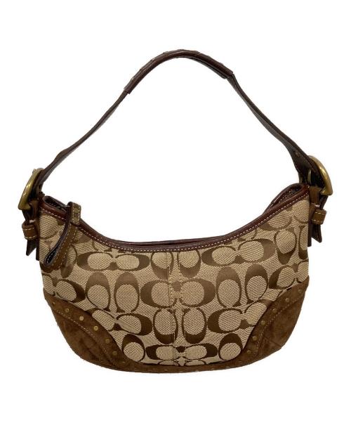 COACH（コーチ）COACH (コーチ) ワンショルダーバッグ ブラウンの古着・服飾アイテム