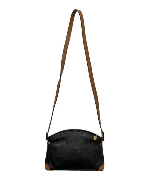 Christian Dior（クリスチャン ディオール）Christian Dior (クリスチャン ディオール) レザーショルダーバッグ ブラックの古着・服飾アイテム