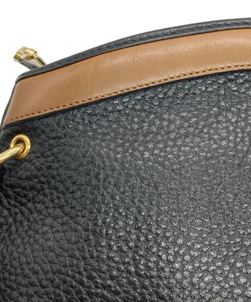 Christian Dior（クリスチャン ディオール）Christian Dior (クリスチャン ディオール) レザーショルダーバッグ ブラックの古着・服飾アイテム