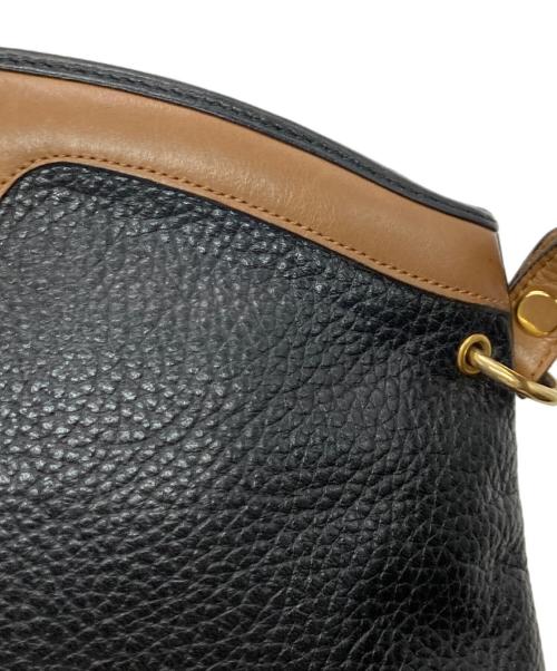 Christian Dior（クリスチャン ディオール）Christian Dior (クリスチャン ディオール) レザーショルダーバッグ ブラックの古着・服飾アイテム