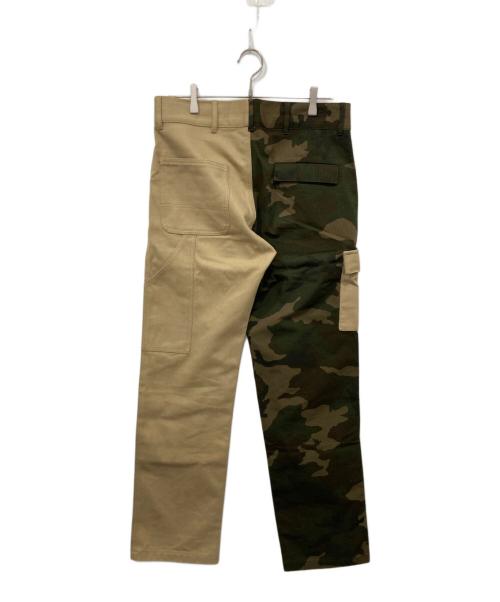 Gosha Rubchinskiy（ゴーシャラブチンスキー）Gosha Rubchinskiy (ゴーシャラブチンスキー) Bicolor Camo Cargo Pant ベージュ サイズ:Mの古着・服飾アイテム