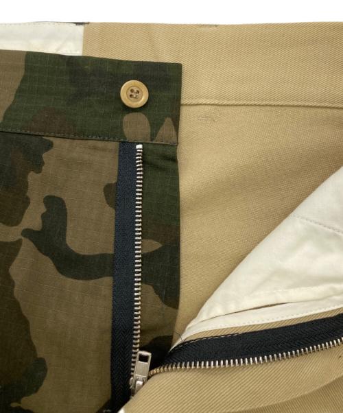 Gosha Rubchinskiy（ゴーシャラブチンスキー）Gosha Rubchinskiy (ゴーシャラブチンスキー) Bicolor Camo Cargo Pant ベージュ サイズ:Mの古着・服飾アイテム