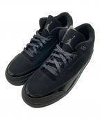 NIKEナイキ）の古着「Air Jordan 3 Retro/エアジョーダン3 レトロ」｜ブラック