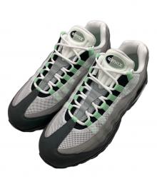 NIKE（ナイキ）の古着「Women's Air Max 95 Big Bubble/エア マックス 95 ビッグ バブル」｜グレー×グリーン