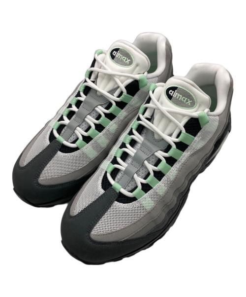 NIKE（ナイキ）NIKE (ナイキ) Women's Air Max 95 Big Bubble/エア マックス 95 ビッグ バブル グレー×グリーン サイズ:29の古着・服飾アイテム