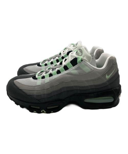 NIKE（ナイキ）NIKE (ナイキ) Women's Air Max 95 Big Bubble/エア マックス 95 ビッグ バブル グレー×グリーン サイズ:29の古着・服飾アイテム