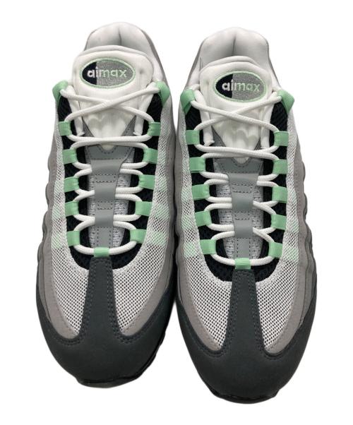 NIKE（ナイキ）NIKE (ナイキ) Women's Air Max 95 Big Bubble/エア マックス 95 ビッグ バブル グレー×グリーン サイズ:29の古着・服飾アイテム