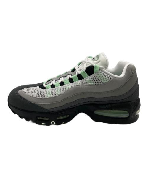 NIKE（ナイキ）NIKE (ナイキ) Women's Air Max 95 Big Bubble/エア マックス 95 ビッグ バブル グレー×グリーン サイズ:29の古着・服飾アイテム