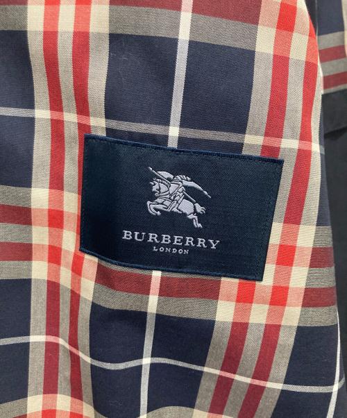 Burberry's（バーバリーズ）Burberry's (バーバリーズ) 裏チェックステンカラーコート ブラック サイズ:9ARの古着・服飾アイテム