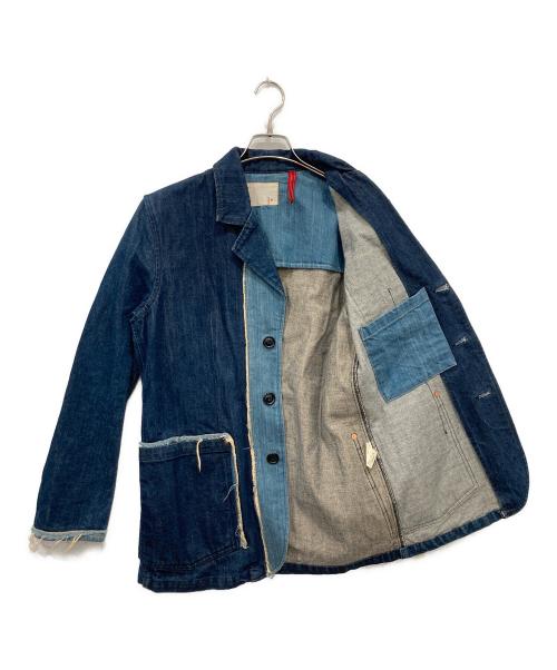 LEVI'S REDLOOP（リーバイスレッドループ）LEVI'S REDLOOP (リーバイスレッドループ) デニムテーラードジャケット インディゴ サイズ:Mの古着・服飾アイテム