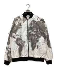 HOUSTON（ヒューストン）の古着「TYVEK PAPER JACKET」｜ホワイト×ブラック