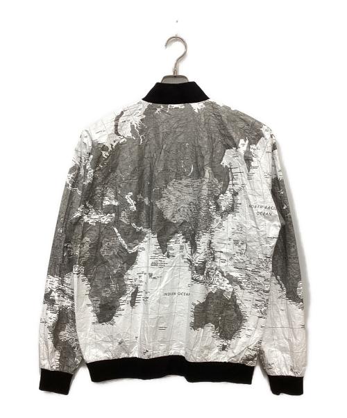 HOUSTON（ヒューストン）HOUSTON (ヒューストン) TYVEK PAPER JACKET ホワイト×ブラック サイズ:REGULAR MEDIUMの古着・服飾アイテム