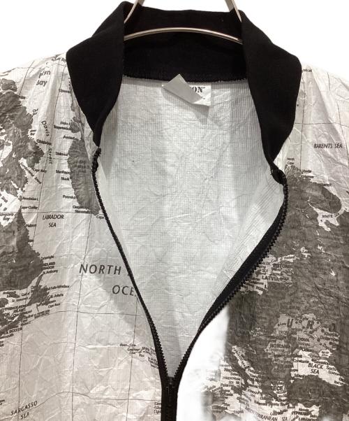 HOUSTON（ヒューストン）HOUSTON (ヒューストン) TYVEK PAPER JACKET ホワイト×ブラック サイズ:REGULAR MEDIUMの古着・服飾アイテム