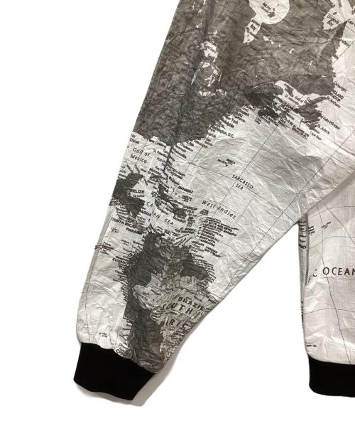 HOUSTON（ヒューストン）HOUSTON (ヒューストン) TYVEK PAPER JACKET ホワイト×ブラック サイズ:REGULAR MEDIUMの古着・服飾アイテム
