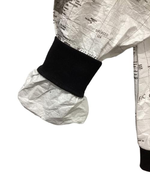 HOUSTON（ヒューストン）HOUSTON (ヒューストン) TYVEK PAPER JACKET ホワイト×ブラック サイズ:REGULAR MEDIUMの古着・服飾アイテム
