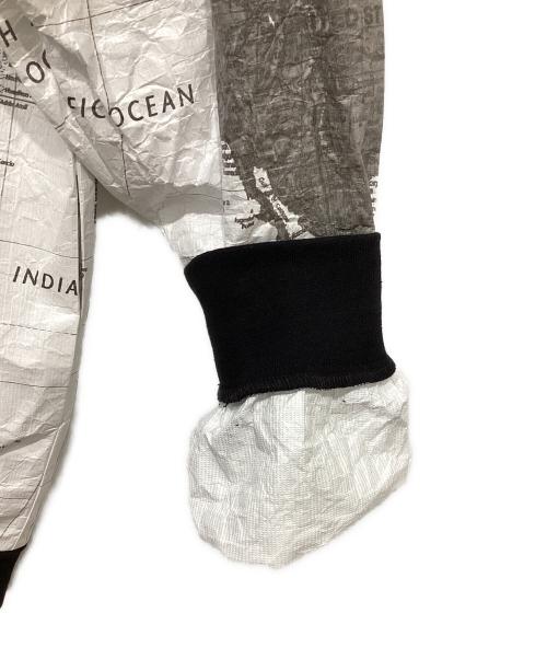 HOUSTON（ヒューストン）HOUSTON (ヒューストン) TYVEK PAPER JACKET ホワイト×ブラック サイズ:REGULAR MEDIUMの古着・服飾アイテム