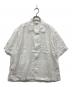 CAHLUMN（カウラム）の古着「Linen Open Collar Shirt」｜ホワイト