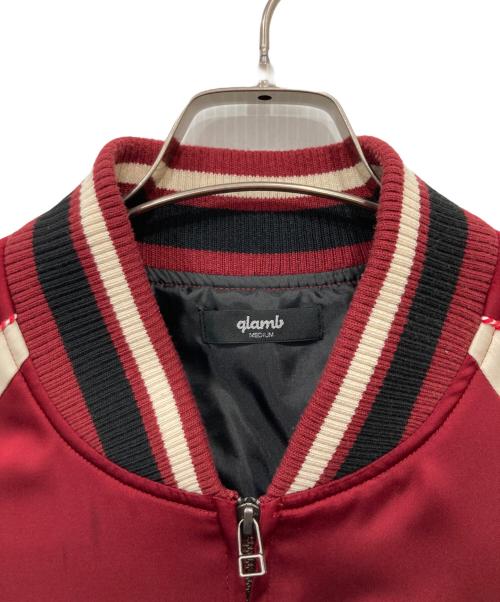 glamb（グラム）glamb (グラム) ラプソディスカジャン レッド サイズ:Mの古着・服飾アイテム