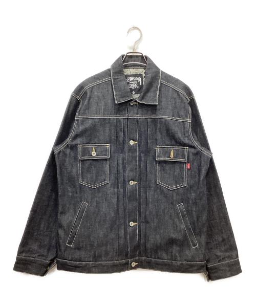 stussy（ステューシー）stussy (ステューシー) AUTHENTIC GEAR デニムジャケット インディゴ サイズ:Lの古着・服飾アイテム