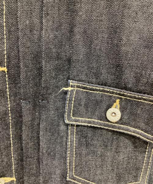 stussy（ステューシー）stussy (ステューシー) AUTHENTIC GEAR デニムジャケット インディゴ サイズ:Lの古着・服飾アイテム