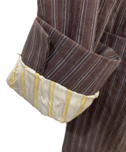 ETRO（エトロ）ETRO (エトロ) テーラードジャケット ブラウン サイズ:46の古着・服飾アイテム