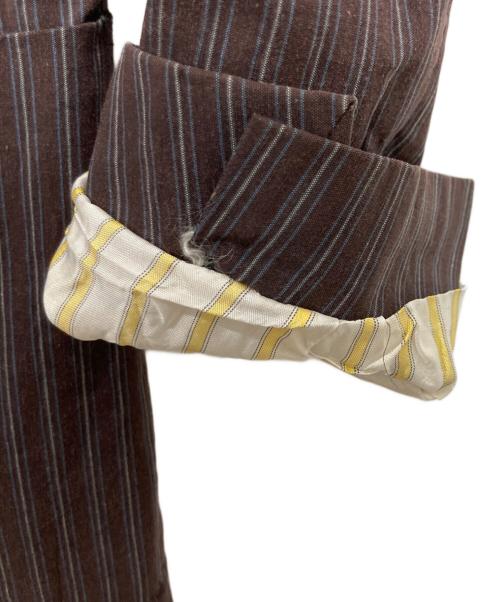 ETRO（エトロ）ETRO (エトロ) テーラードジャケット ブラウン サイズ:46の古着・服飾アイテム