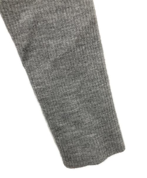 CELINE（セリーヌ）CELINE (セリーヌ) クロップドリブ ショート ニット グレー サイズ:XSの古着・服飾アイテム
