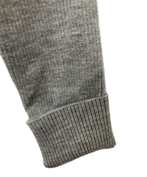 CELINE（セリーヌ）CELINE (セリーヌ) クロップドリブ ショート ニット グレー サイズ:XSの古着・服飾アイテム