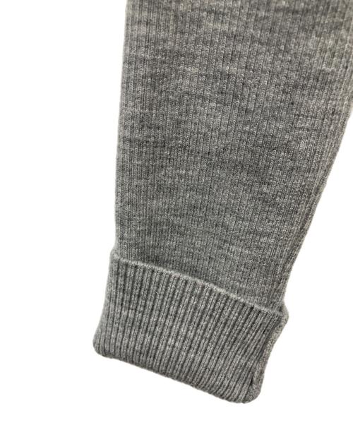 CELINE（セリーヌ）CELINE (セリーヌ) クロップドリブ ショート ニット グレー サイズ:XSの古着・服飾アイテム