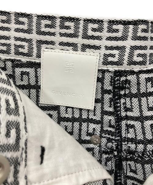 GIVENCHY（ジバンシィ）GIVENCHY (ジバンシィ) サイドジップミニスカート ブラック×ホワイト サイズ:34の古着・服飾アイテム