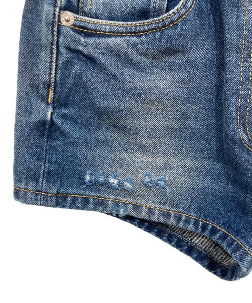 PRADA（プラダ）PRADA (プラダ) デニムショートパンツ インディゴ サイズ:24の古着・服飾アイテム