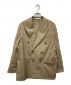 Couture d'adamクチュールドアダム）の古着「ダブルジャケット」｜ベージュ