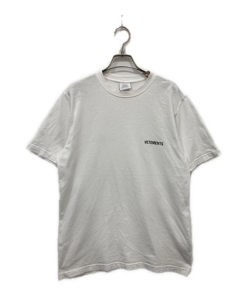 VETMENTS（ヴェトモン）VETMENTS (ヴェトモン) Tシャツ ホワイト サイズ:XSの古着・服飾アイテム