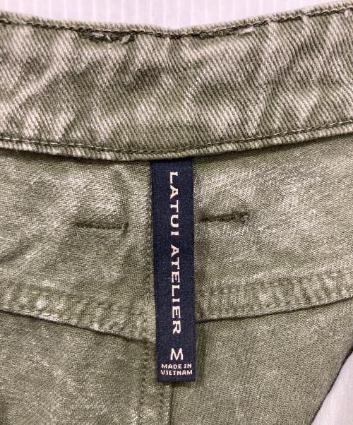 LATUI ATELIER（ラトゥイ アトリエ）LATUI ATELIER (ラトゥイ アトリエ) FRISSON JEANS グリーン サイズ:Mの古着・服飾アイテム
