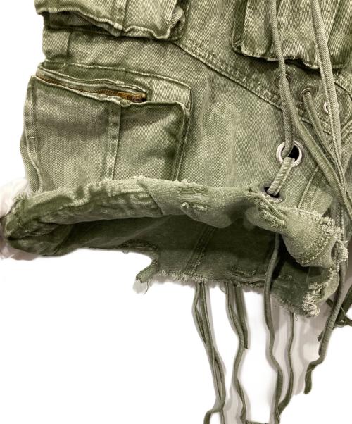LATUI ATELIER（ラトゥイ アトリエ）LATUI ATELIER (ラトゥイ アトリエ) FRISSON JEANS グリーン サイズ:Mの古着・服飾アイテム