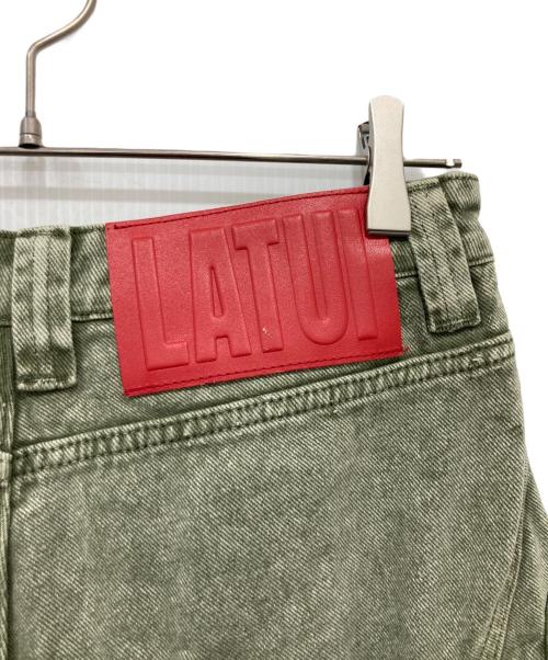 LATUI ATELIER（ラトゥイ アトリエ）LATUI ATELIER (ラトゥイ アトリエ) FRISSON JEANS グリーン サイズ:Mの古着・服飾アイテム