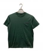 PRADAプラダ）の古着「ポケットTシャツ」｜グリーン