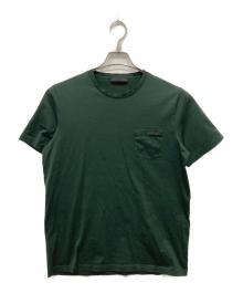 PRADA（プラダ）の古着「ポケットTシャツ」｜グリーン