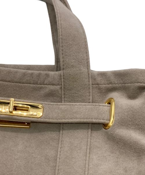 SITA PARANTICA（シータパランティカ）SITA PARANTICA (シータパランティカ) Ultrasuede カナグツキミニ ハンドバッグ ベージュの古着・服飾アイテム