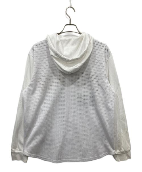 SUPREME（シュプリーム）SUPREME (シュプリーム) 20SS Mesh Hooded L/S Baseball Jersey ホワイト サイズ:Mの古着・服飾アイテム