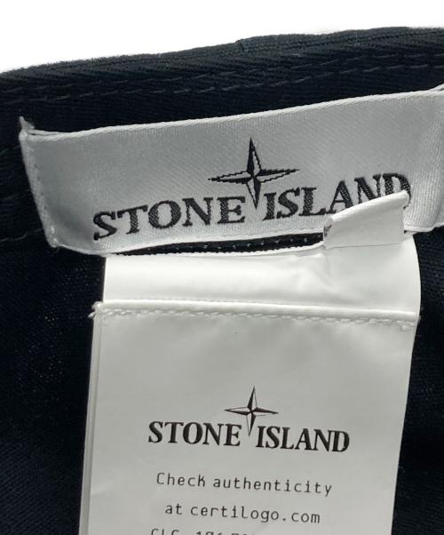 STONE ISLAND（ストーンアイランド）STONE ISLAND (ストーンアイランド) COTTON REP キャップ ブラック サイズ:UNの古着・服飾アイテム