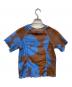 BRAIN DEAD (ブレインデッド) Cloud Blob Hyper Mesh Short Sleeve ブルー×ブラウン サイズ:M：6000円