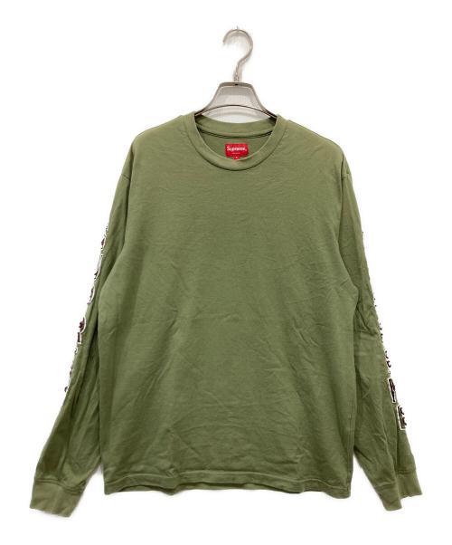 SUPREME（シュプリーム）Supreme (シュプリーム) 22AW Cut Out L/S Top カーキ サイズ:Sの古着・服飾アイテム