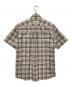 BURBERRY LONDON (バーバリーロンドン) 半袖ノバチェックシアサッカーシャツ ベージュ サイズ:M：7000円