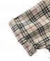 中古・古着 BURBERRY LONDON (バーバリーロンドン) 半袖ノバチェックシアサッカーシャツ ベージュ サイズ:M：7000円