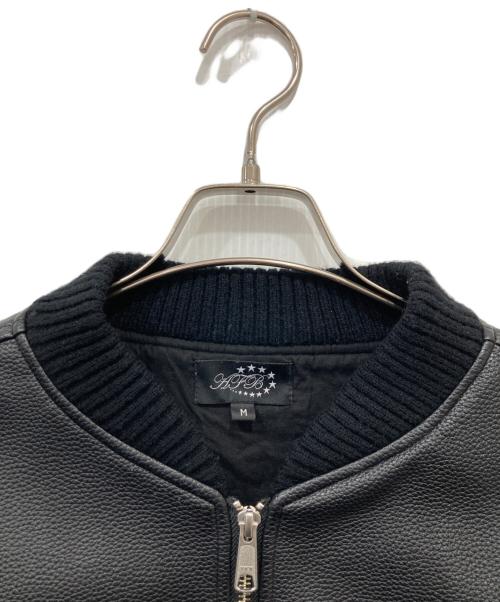 AFB（エーエフビー）AFB (エーエフビー) STUDDED BOMBER JACKET ブラック サイズ:Mの古着・服飾アイテム