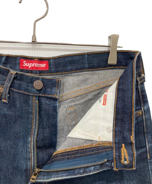 SUPREME（シュプリーム）SUPREME (シュプリーム) LEVI'S (リーバイス) 505 Zip Fly Jean Leopard インディゴ サイズ:W30の古着・服飾アイテム